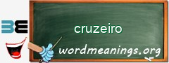 WordMeaning blackboard for cruzeiro